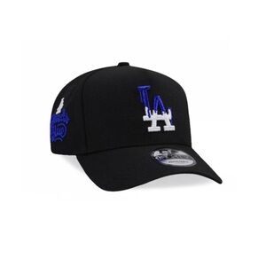 Los Angeles Dodgers Hat “Bleeds Blue” New Era 9Forty NWT 🔥 Black SnapBack